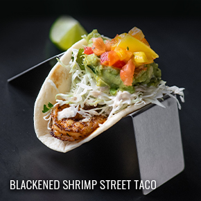 Blackened Shrimp Street Taco