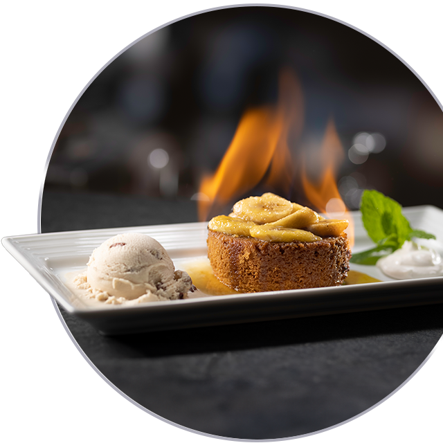 Bananas Foster Butter Cake