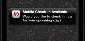 Mobile Check-In Available