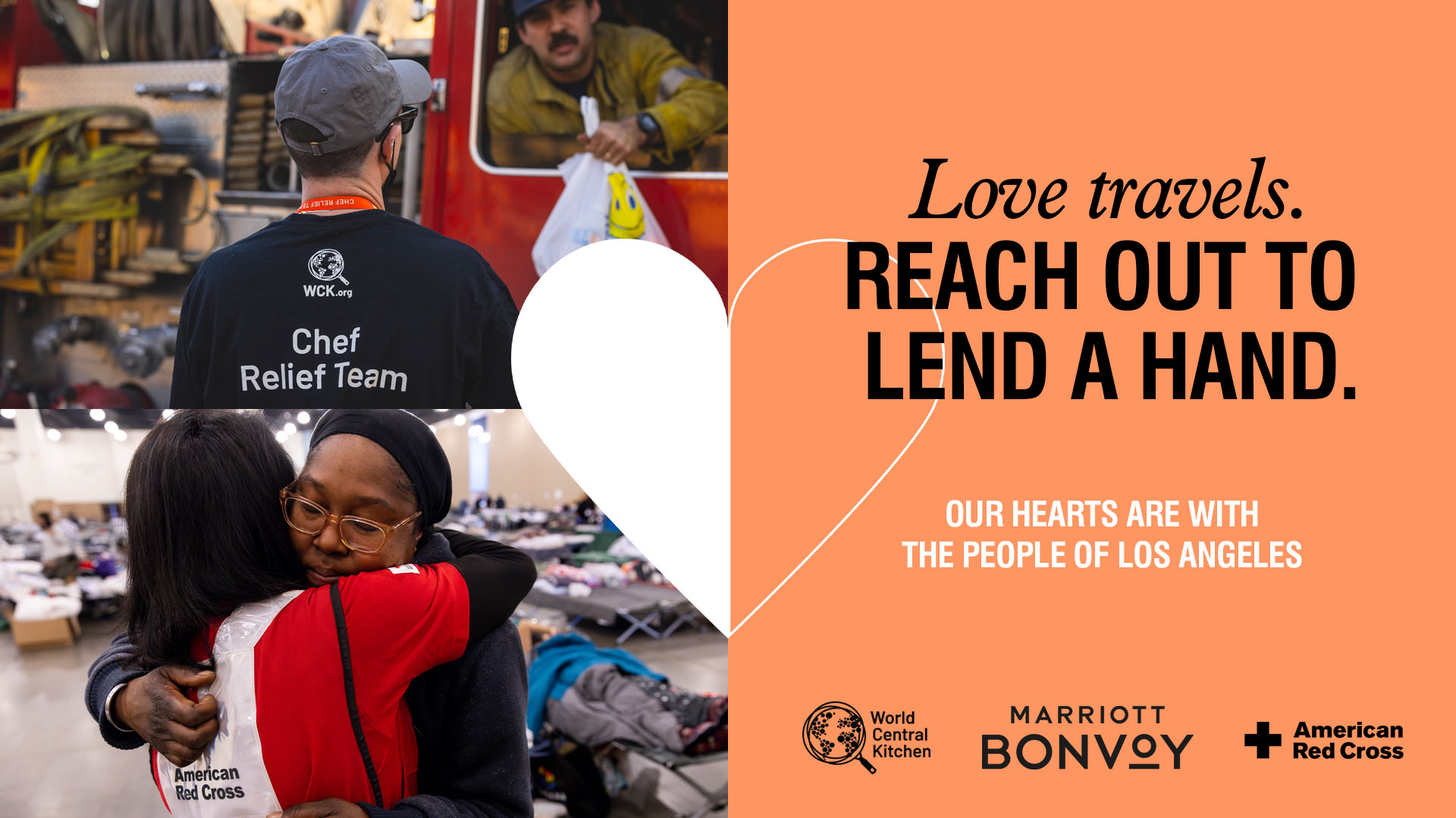 Love Travels. Reach Out to Lend a Hand.
