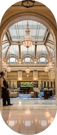 Palace Hotel, a Luxury Collection Hotel, San Francisco, links to property website.