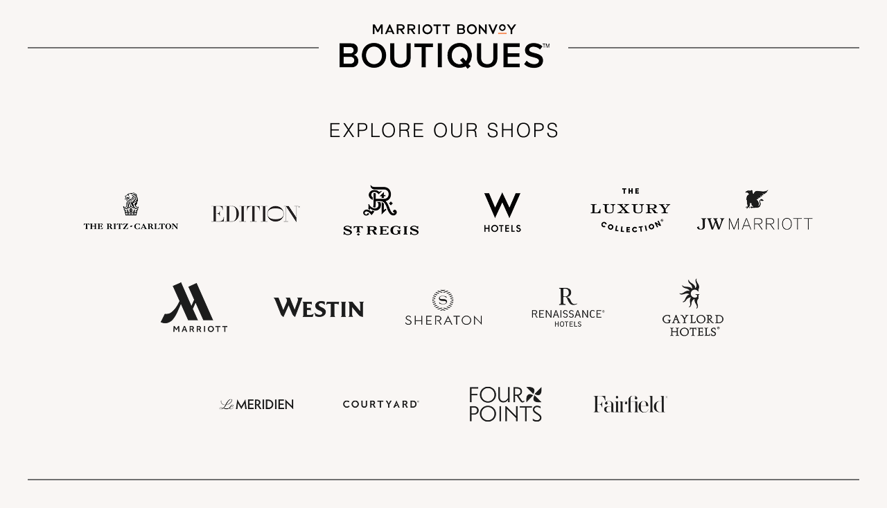 Marriott Bonvoy Boutiques