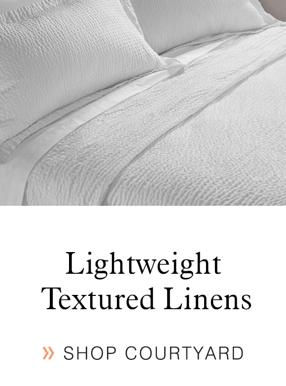 Courtyard Lightweight Textured Linens