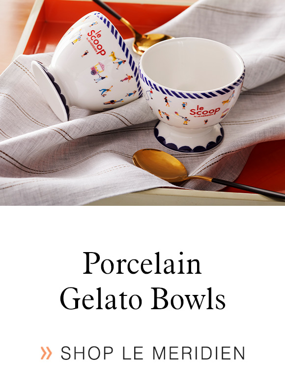 Le Méridien Porcelain Gelato Bowls
