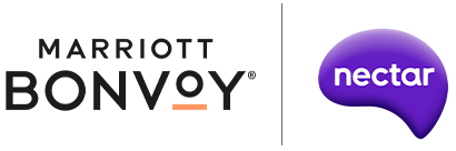 Marriott Bonvoy and Nectar partner logo.