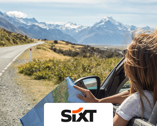 Links to Marriott Bonvoy and Sixt partnership landing page.