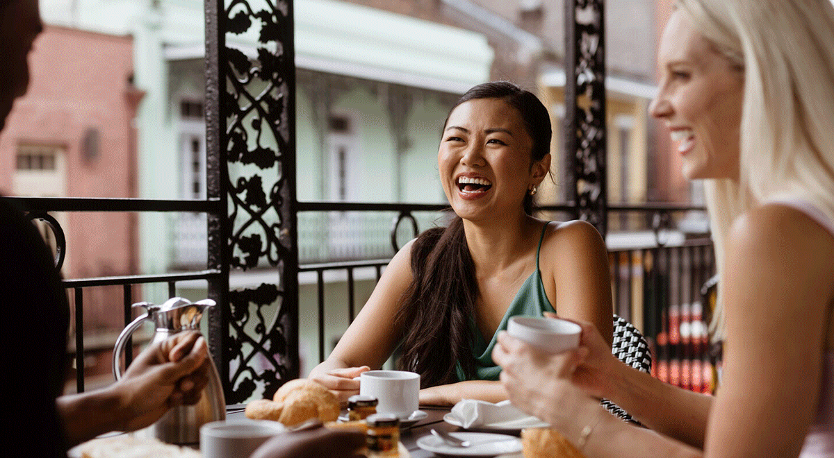 Book your next getaway with Marriott Bonvoy – couples, families, and friends celebrating time together.