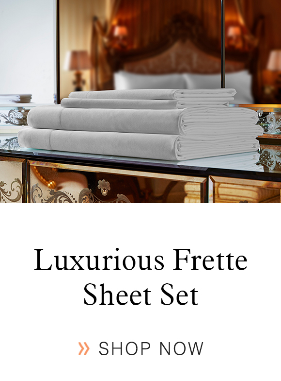 The Luxury Collection Luxurious Frette Sheet Set.