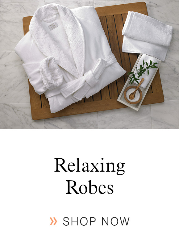 The Luxury Collection Relaxing Robes.