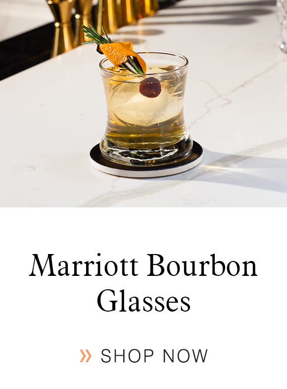 Marriott Bourbon Glasses.