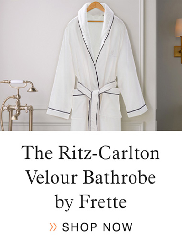 The Ritz-Cartlon Velour Bathrobe by Frette