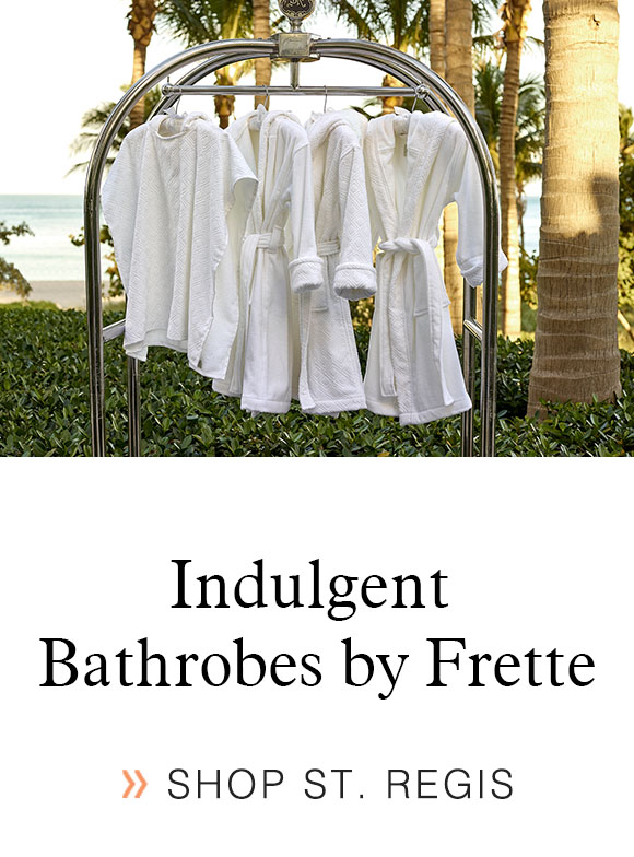 Indulgent Bathrobes by Frette