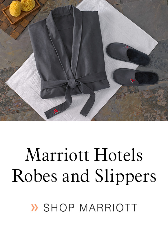 Marriott Hotels Robes and Slippers