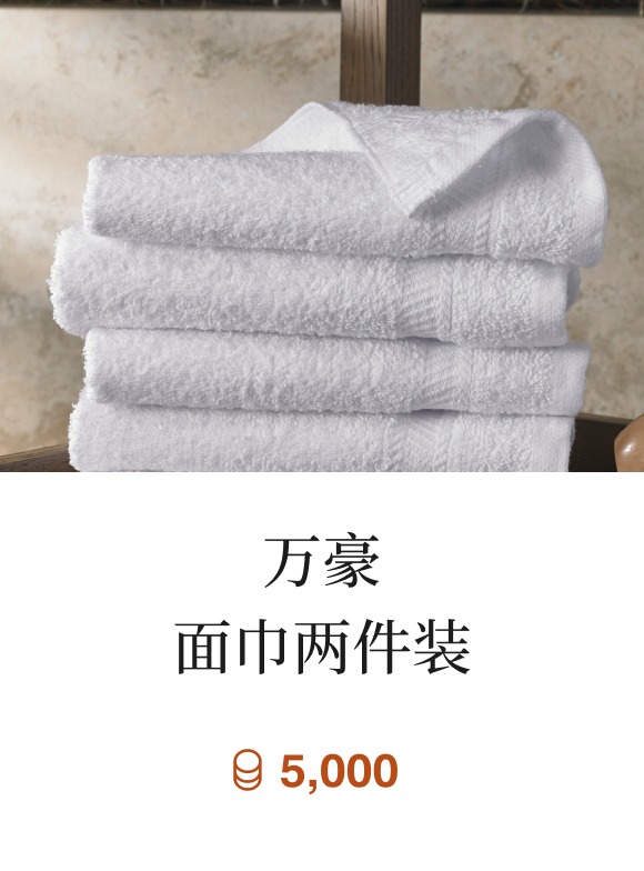 万豪面巾两件装