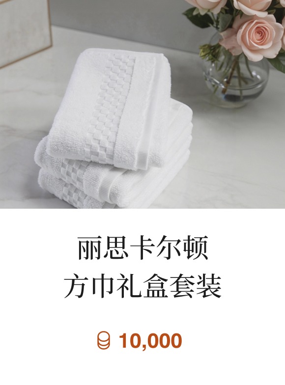 丽思卡尔顿方巾礼盒套装