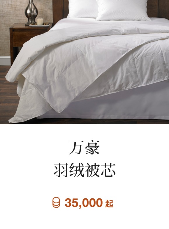 万豪羽绒被芯