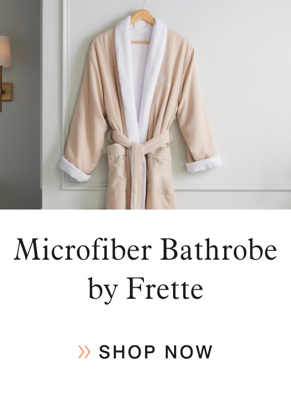 Microfiber Bathrobe by Frette