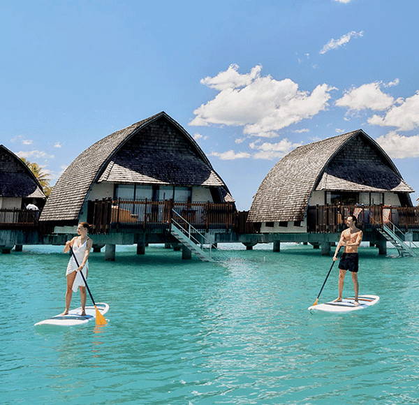 Beach resort.