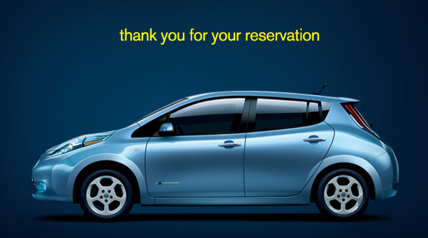 thank you for your reservation