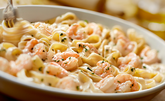 Shrimp Alfredo