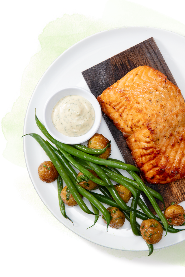 Cedar Plank-Roasted Salmon