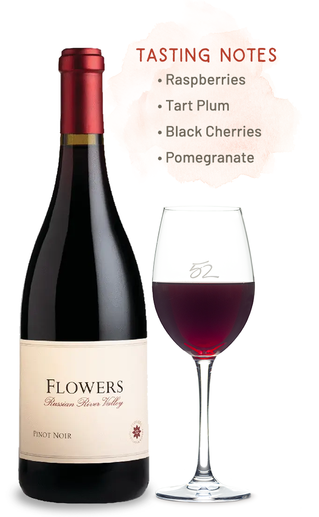 Flowers, Pinot Noir, links to product page
