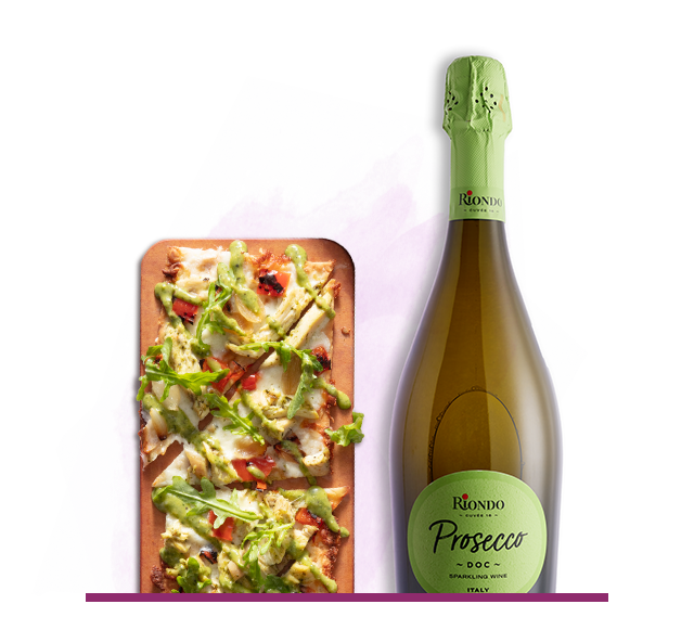 Pesto Chicken and Fresh Mozzarella Flatbread