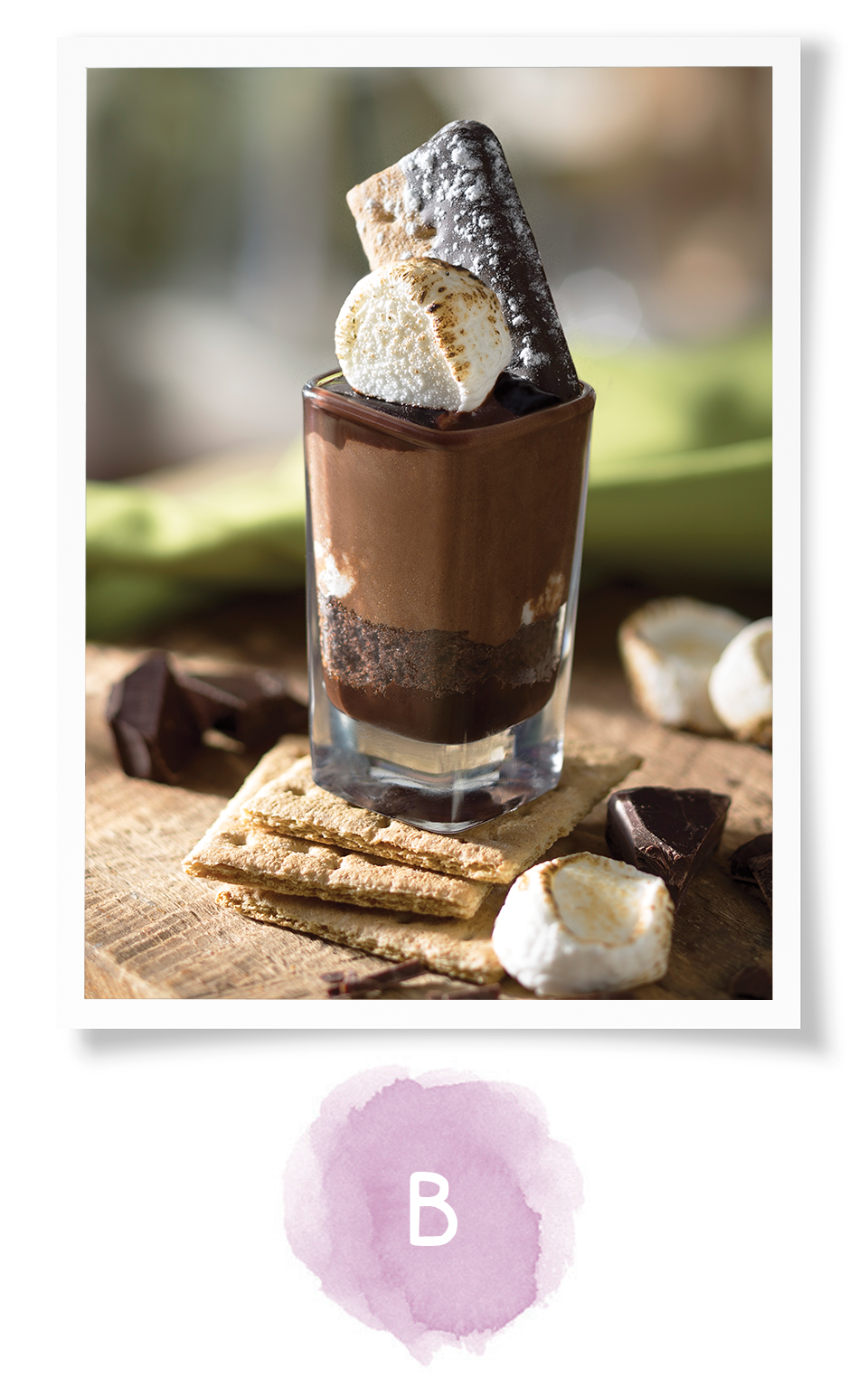 Belgian Chocolate Smores Mini