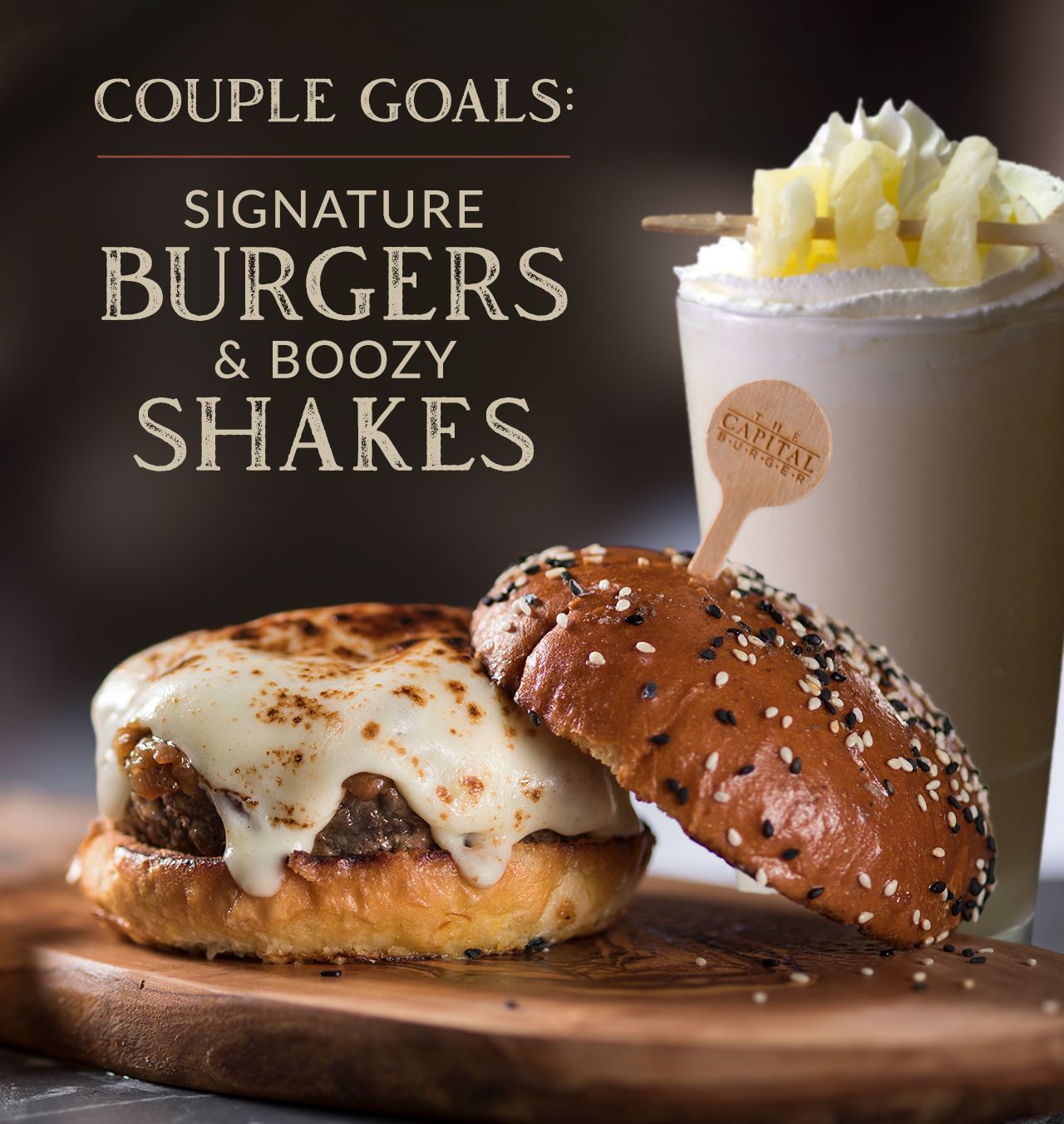 Couple Goals: Signature Burgers and Boozy Shakes