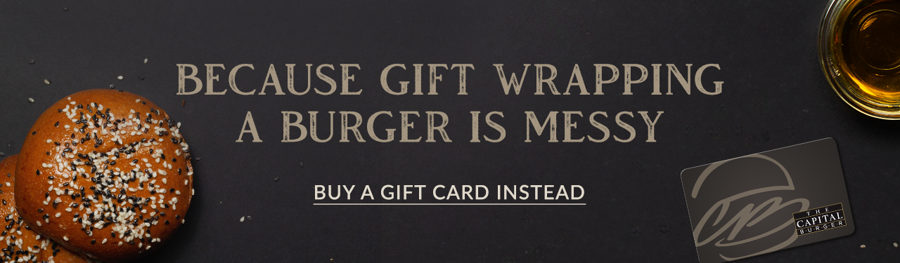 Because Gift Wrapping A Burger is Messy