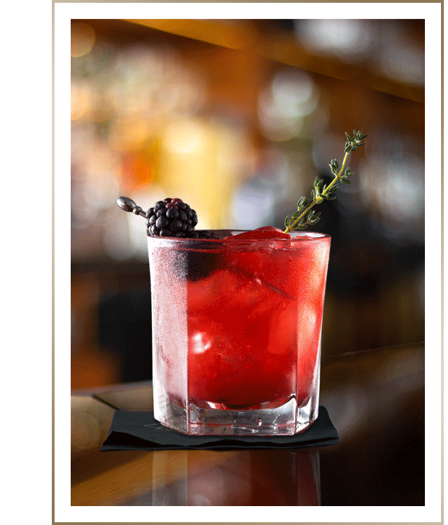 Blackberry Bourbon Sidecar