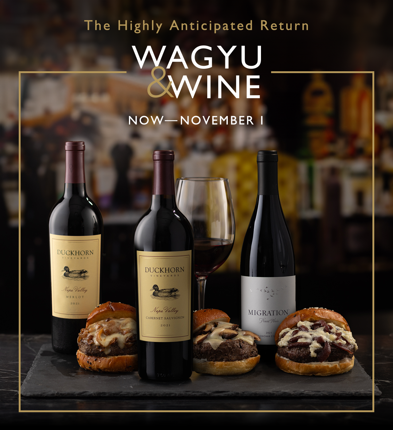 The Highly Anticipated Return: Wagyu & Wine