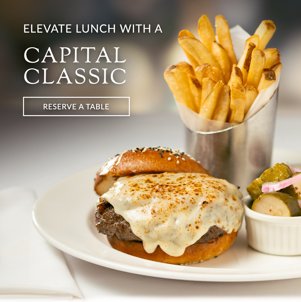 Elevate Lunch with a Capital Classic