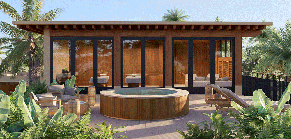 Animated GIF of exterior views of Siari, a Ritz-Carlton Reserve.