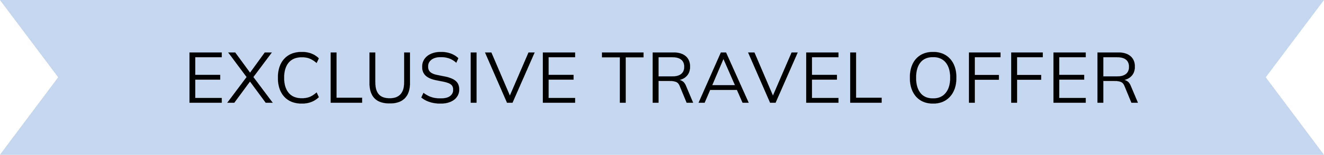 EXCLUSIVE TRAVEL OFFER