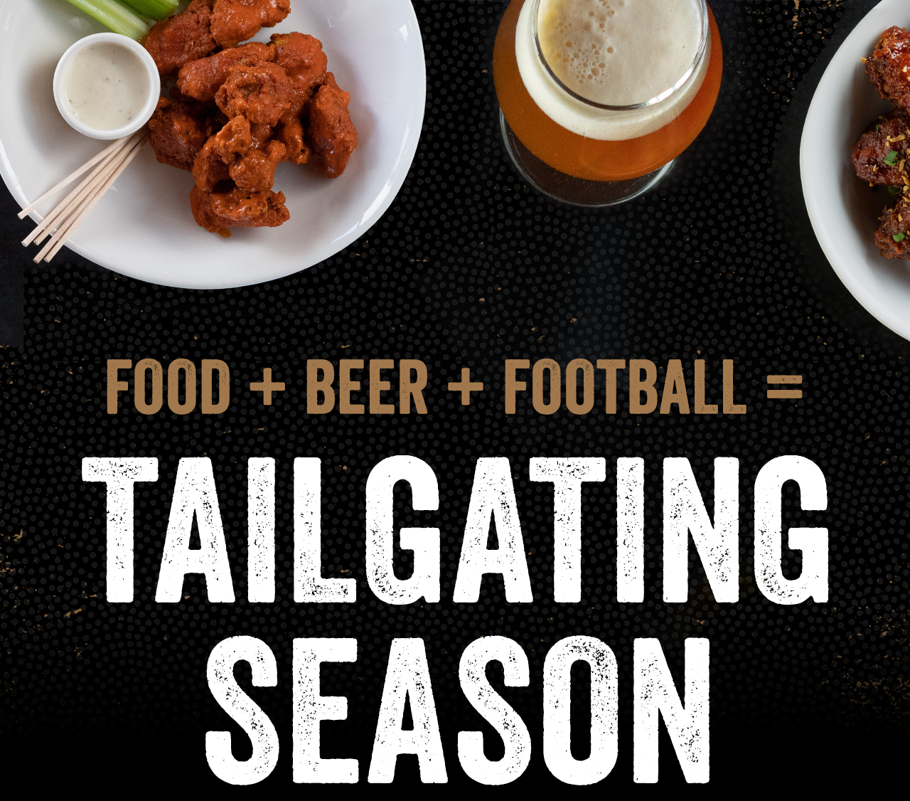 Food + Beer + Football = Tailgating Season