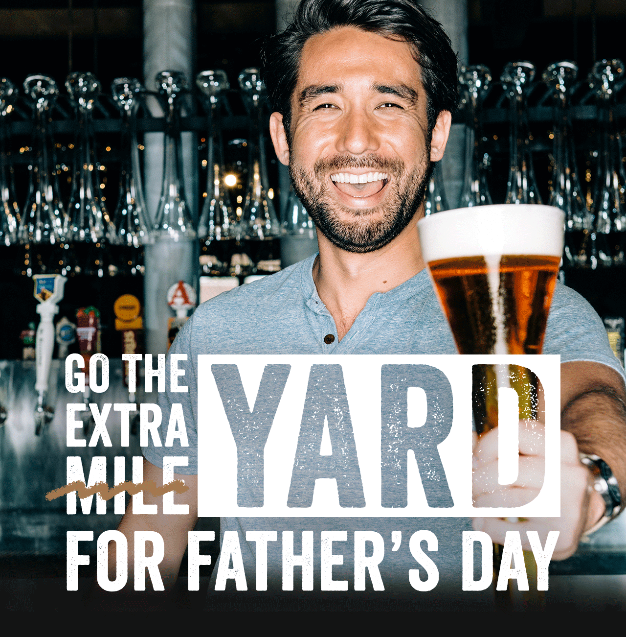 Go the extra yard for Father's Day