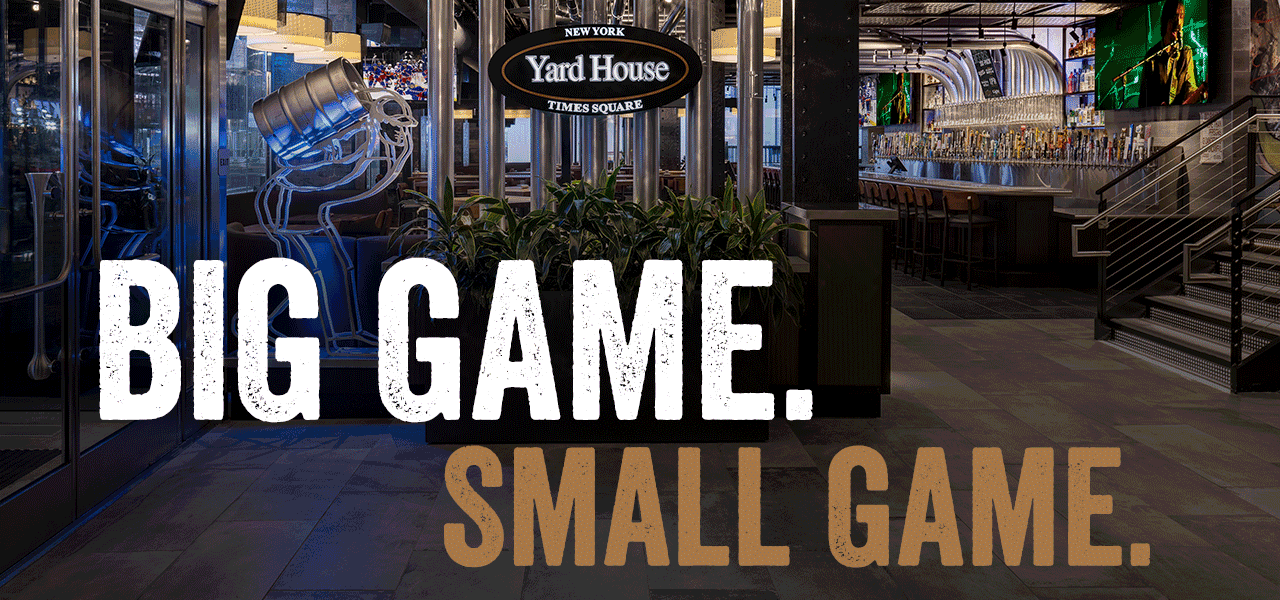 Big Game. Small Game.