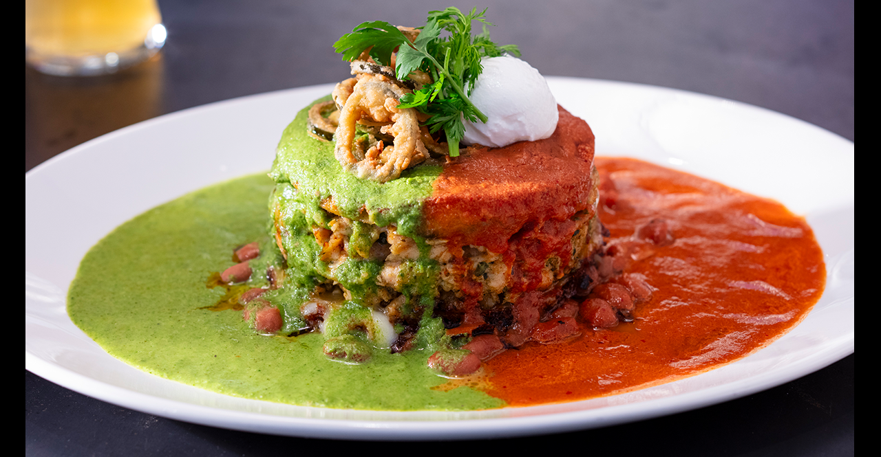 Chicken Enchilada Stack