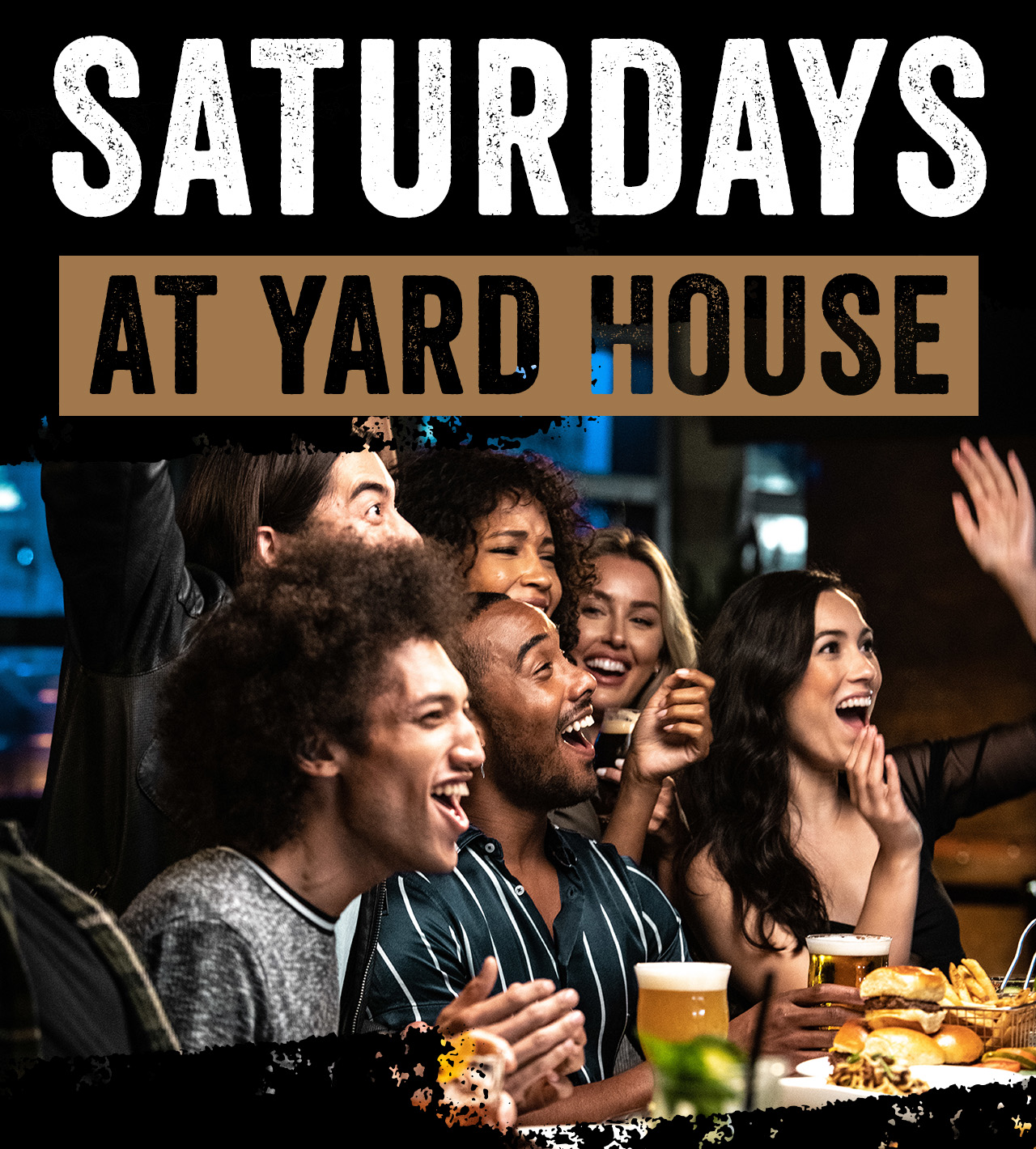 Saturdays at Yard House, links to waitlist