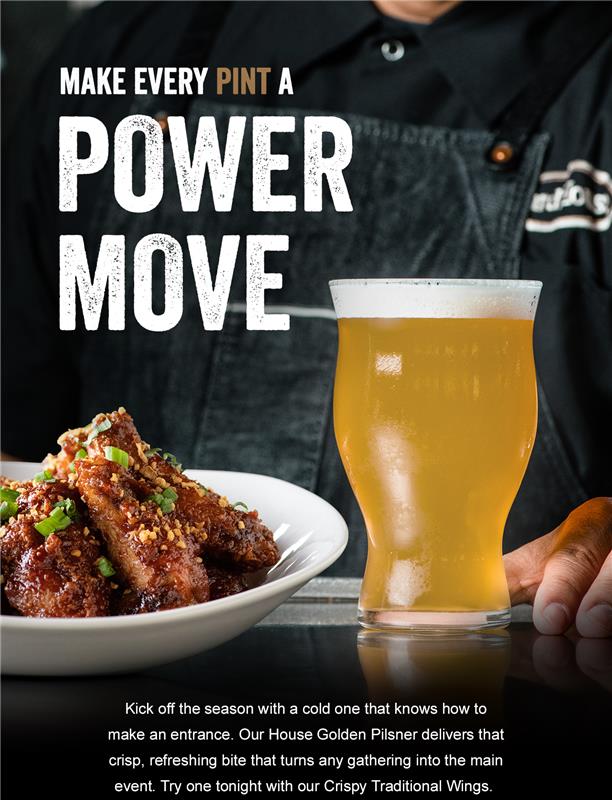 Make Every Pint a Power Move, links to waitlist