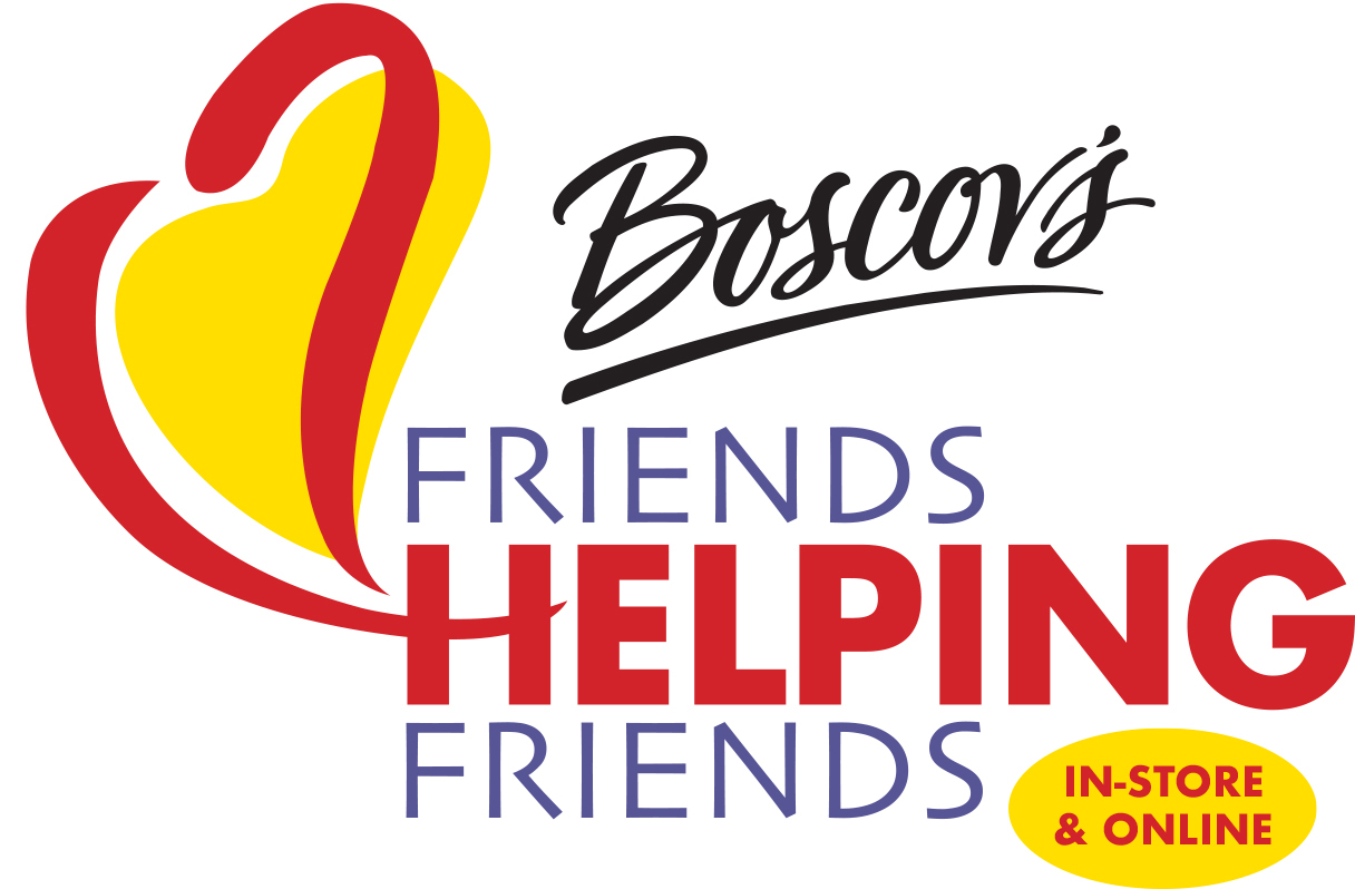 Boscovs Friends Helping Friends Logo 2022